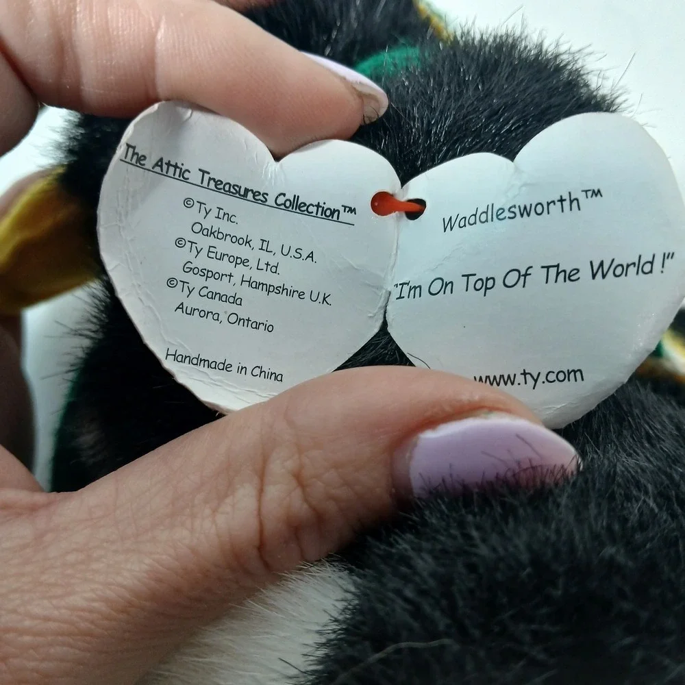 Ty 1993 Attic Treasure Waddlesworth The Penguin
